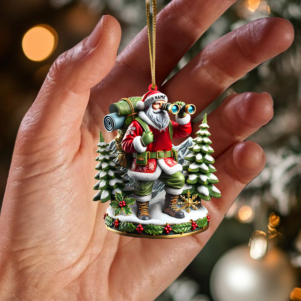 Santa Discovery Home Decor Christmas Ornament, Personalized Ornament