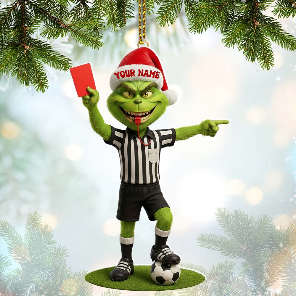Referee, Home Decor, Christmas Ornament, Personalized Ornament