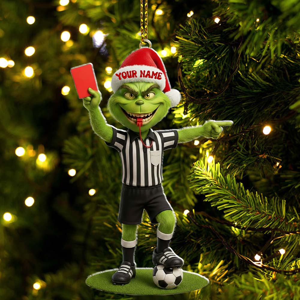 Referee, Home Decor, Christmas Ornament, Personalized Ornament
