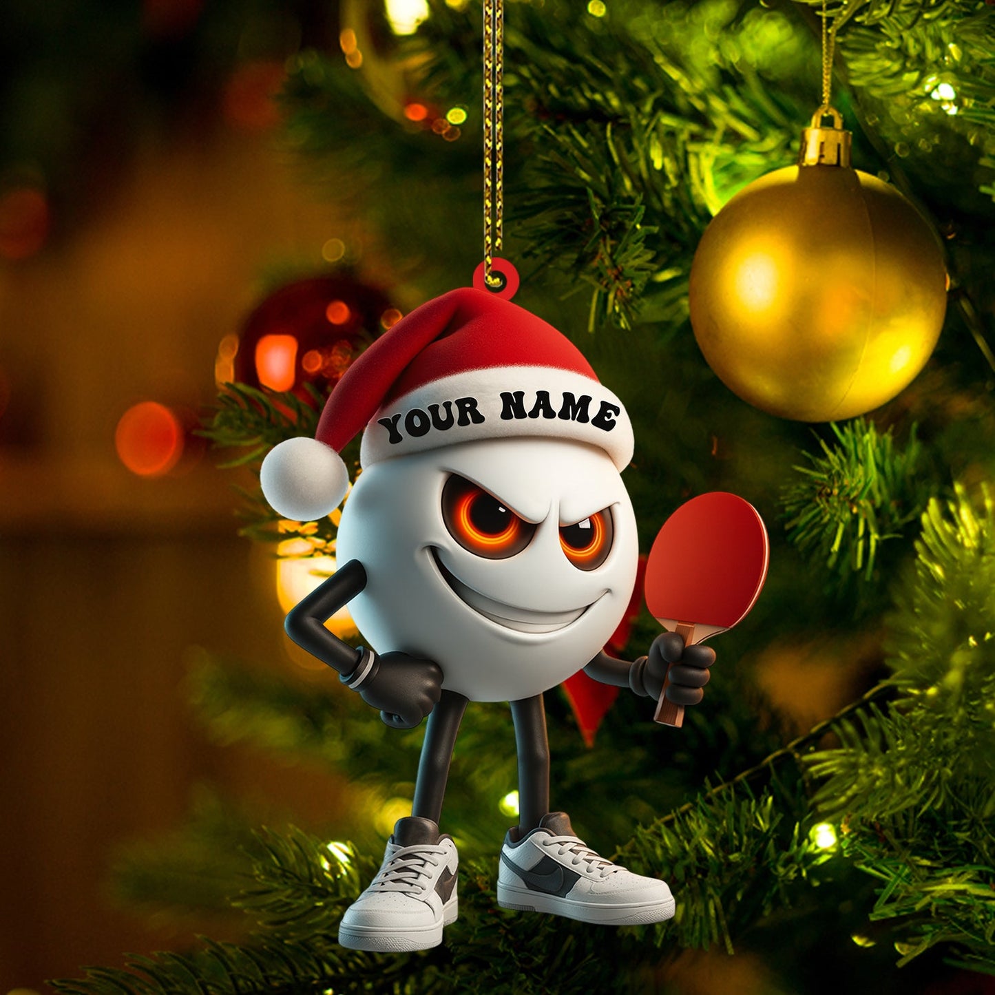 Ping Pong, Home Decor, Christmas Ornament, Personalized Ornament