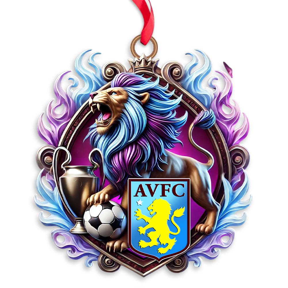 AVFC Ornament, Christmas Gift for Football Lover