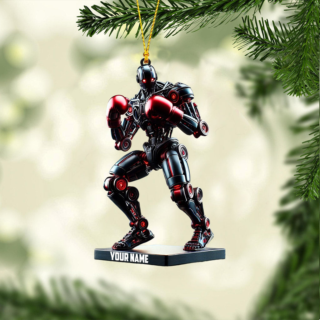 Boxing Home Decor Christmas Ornament, Personalized Ornament