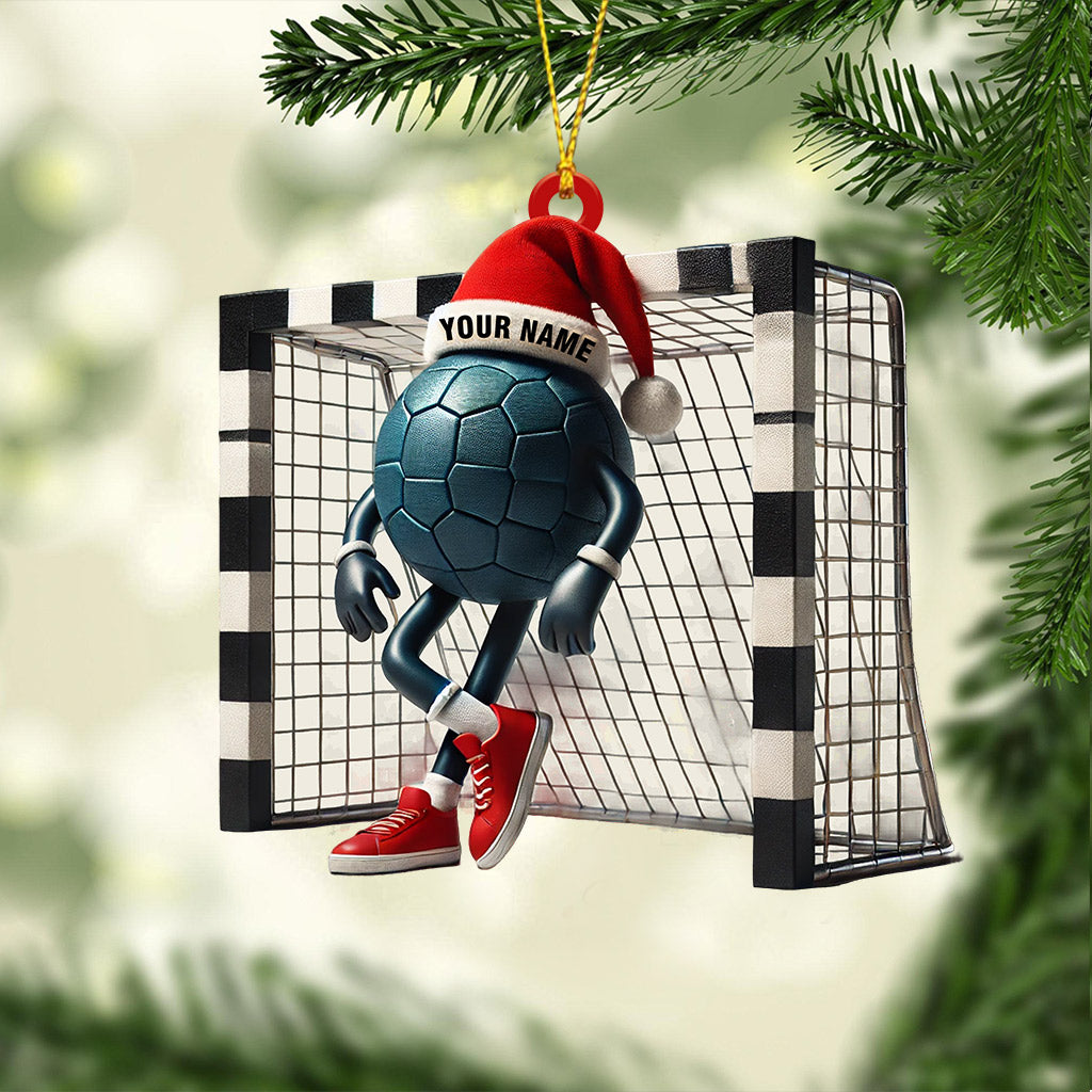 Goalkeeper Home Decor Christmas Ornament, Personalized Ornament