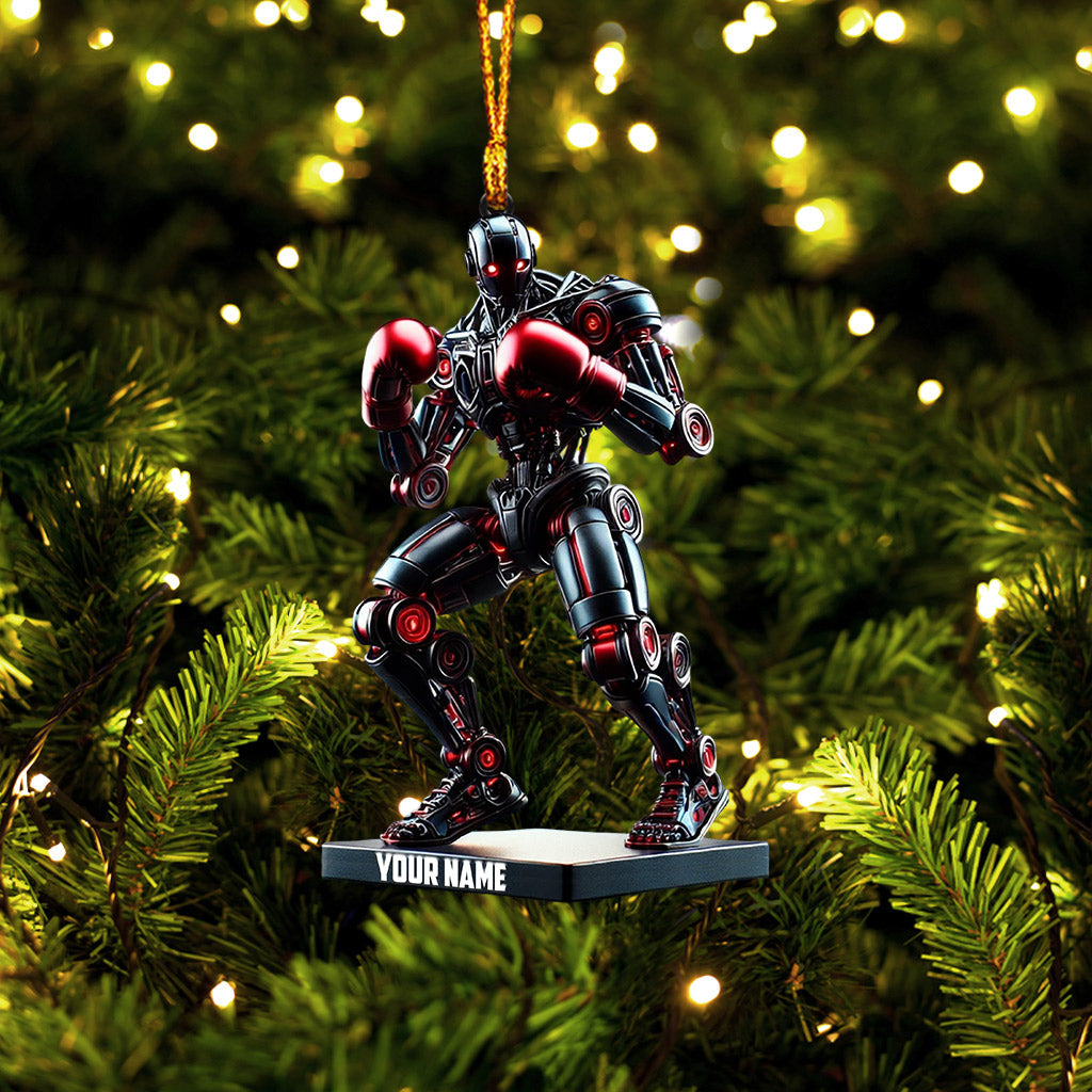 Boxing Home Decor Christmas Ornament, Personalized Ornament