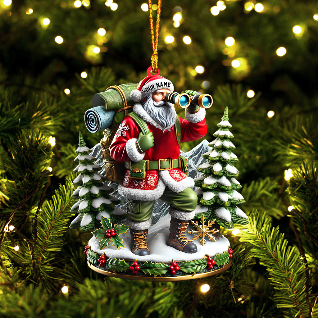 Santa Discovery Home Decor Christmas Ornament, Personalized Ornament