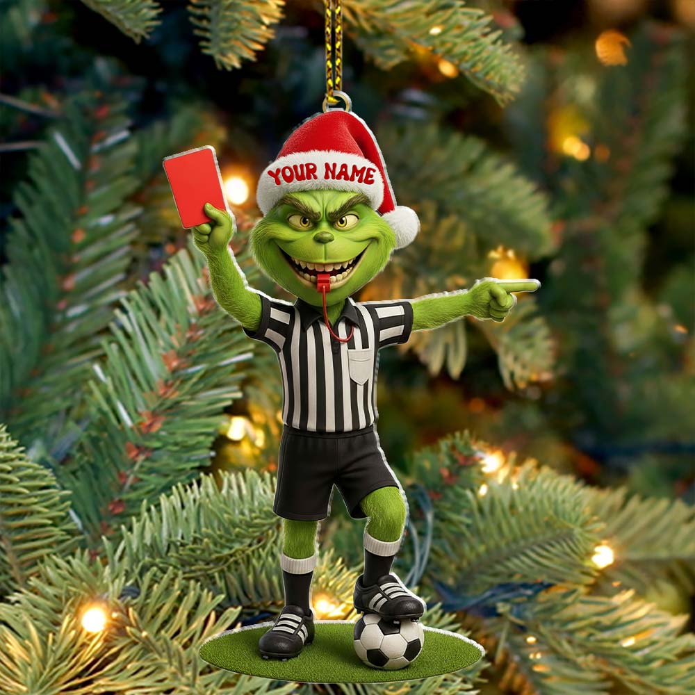 Referee, Home Decor, Christmas Ornament, Personalized Ornament