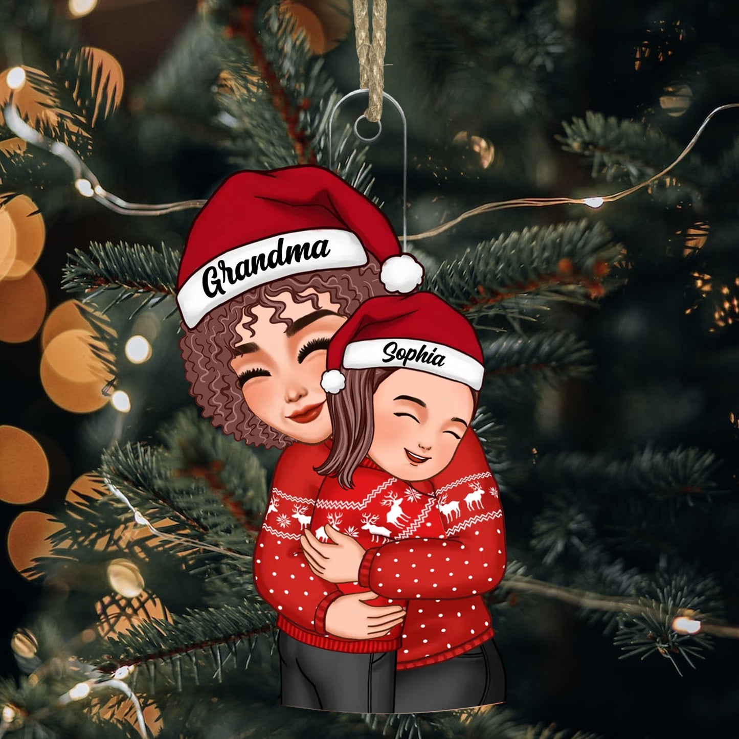 Grandma Hugging Kid Baby Custom Appearances And Names