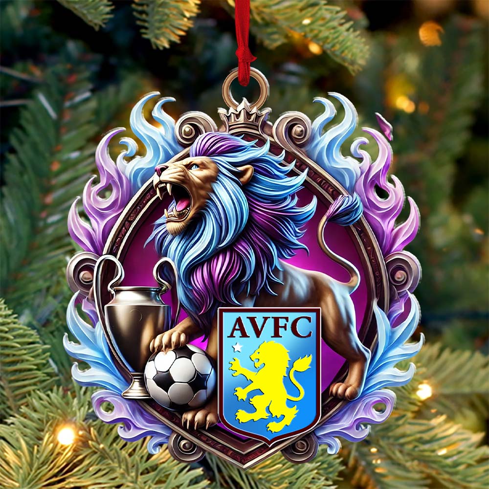 AVFC Ornament, Christmas Gift for Football Lover