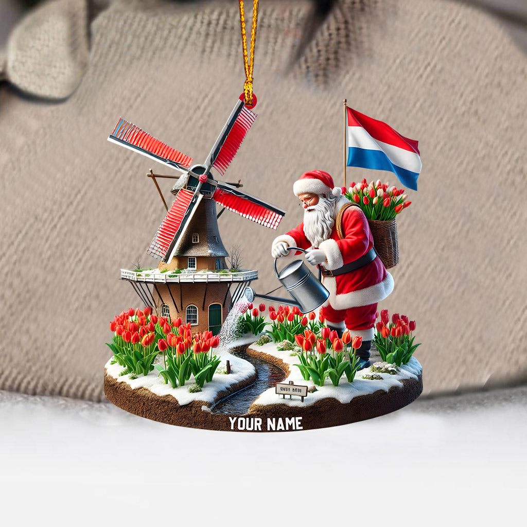 Merry Christmas Netherlands Home Decor Christmas Ornament, Personalized Ornament