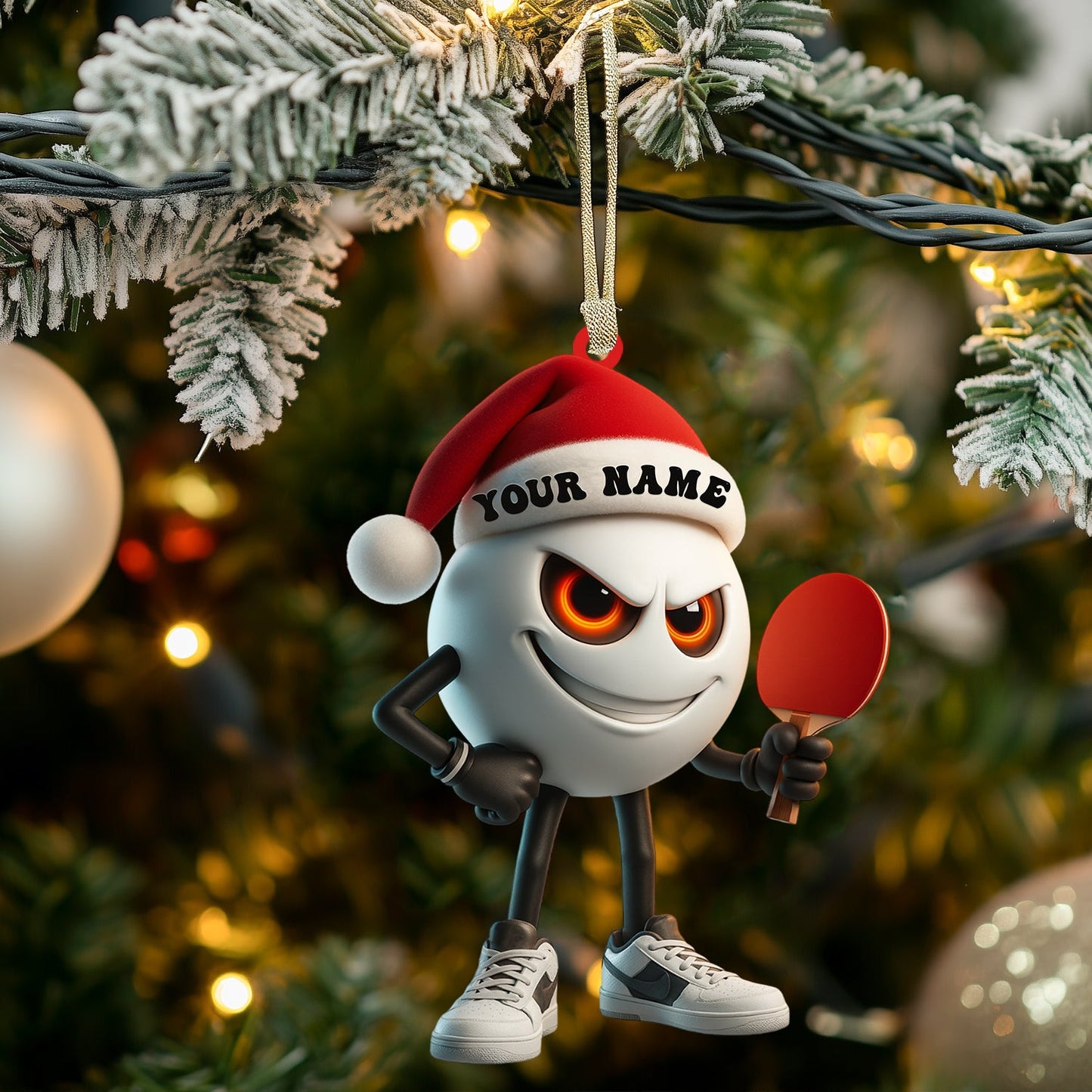 Ping Pong, Home Decor, Christmas Ornament, Personalized Ornament