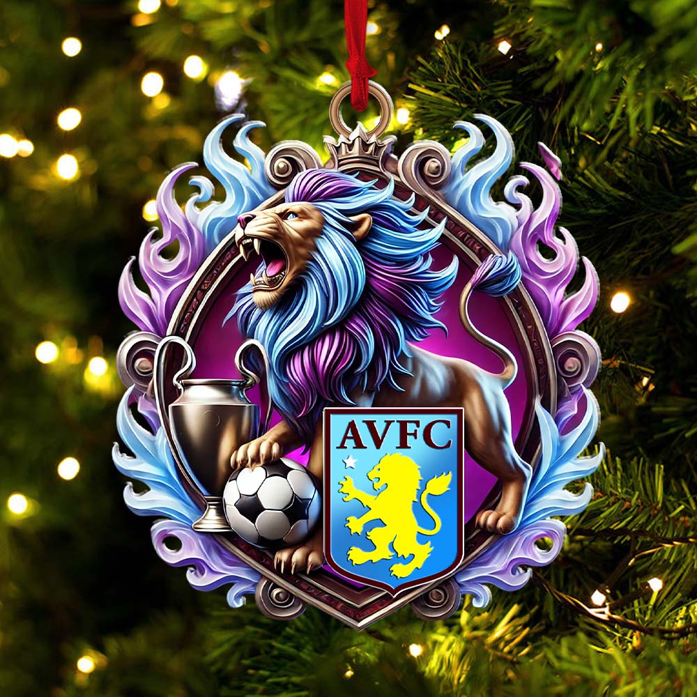 AVFC Ornament, Christmas Gift for Football Lover