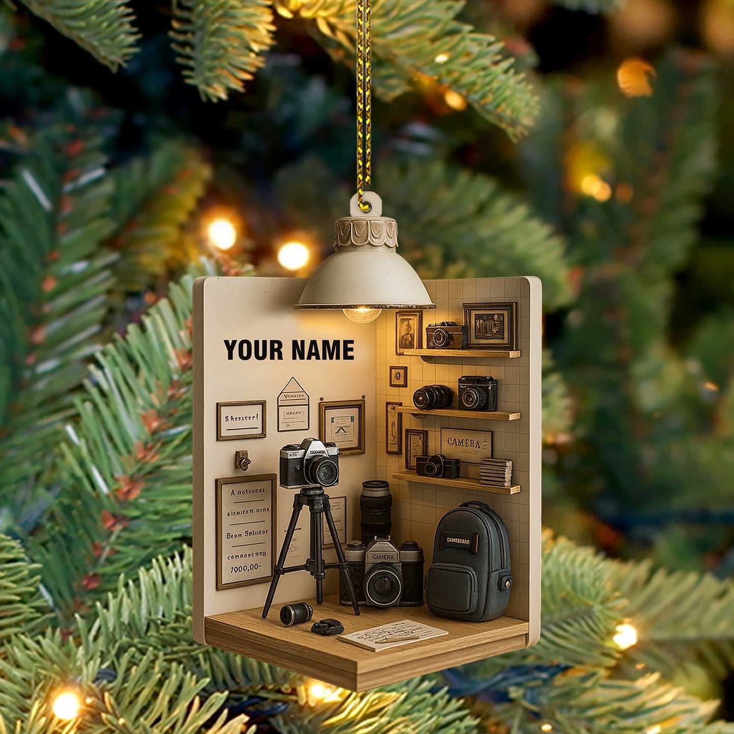 Photographer Corner, Home Decor, Christmas Ornament, Personalized Ornament