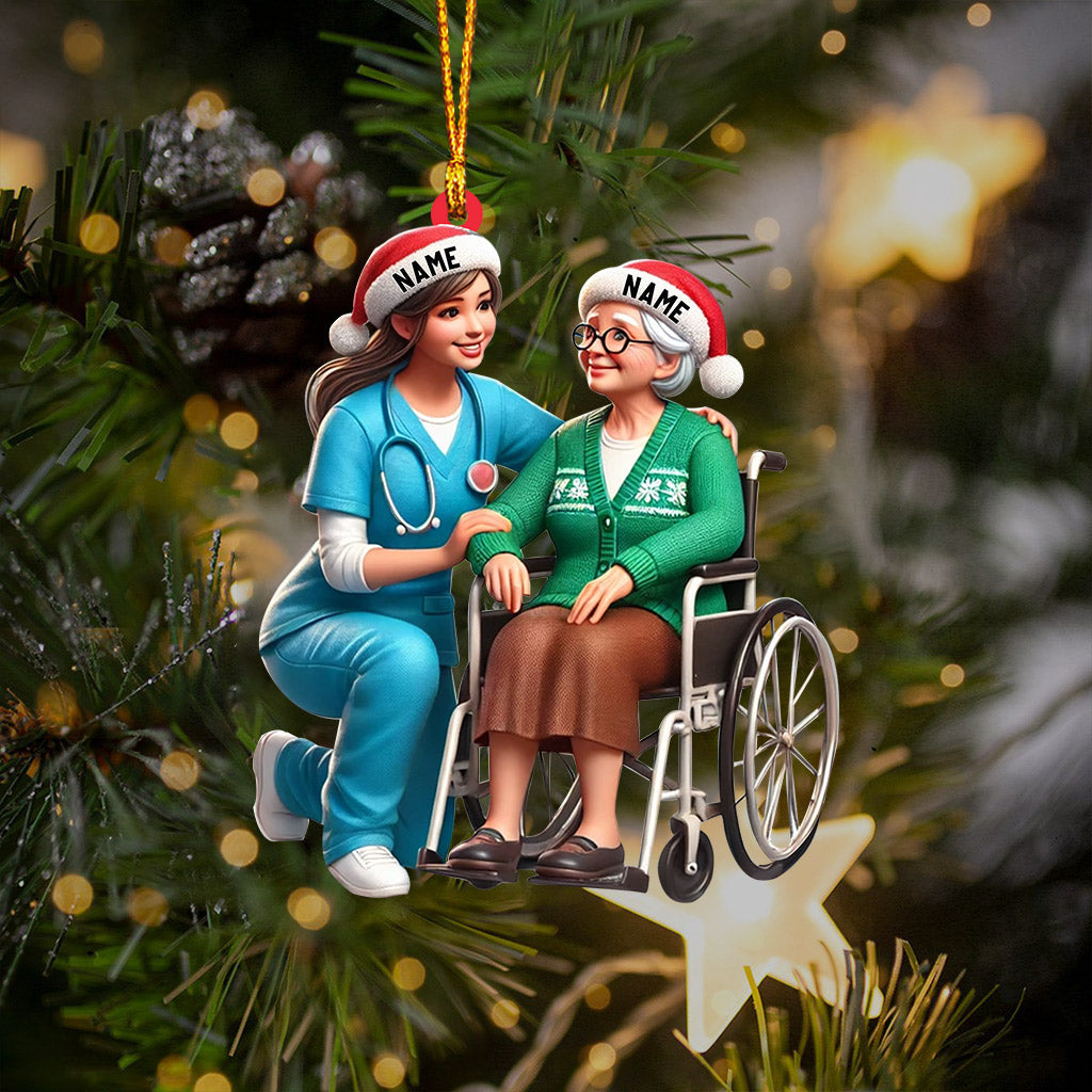 Caring Home Decor Christmas Ornament, Personalized Ornament