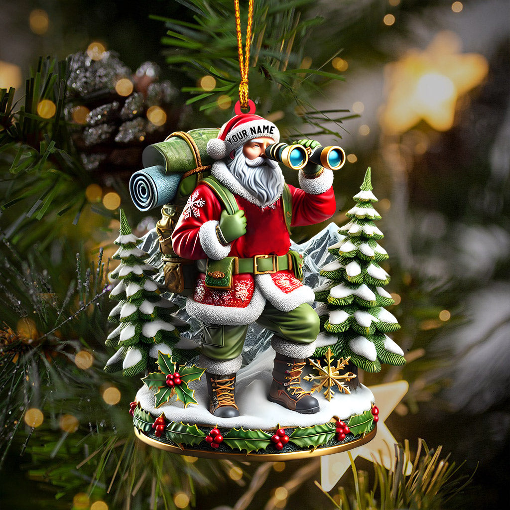 Santa Discovery Home Decor Christmas Ornament, Personalized Ornament