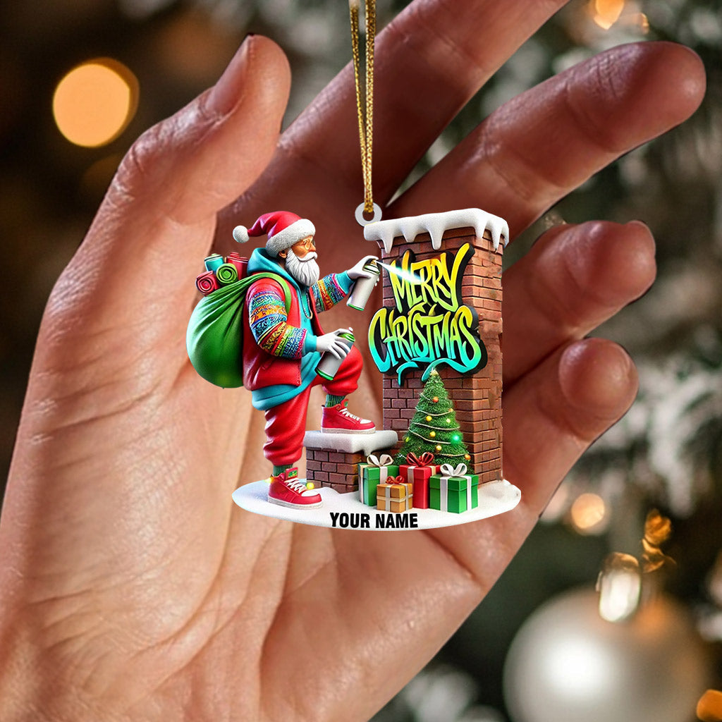 Merry Christmas Home Decor Christmas Ornament, Personalized Ornament