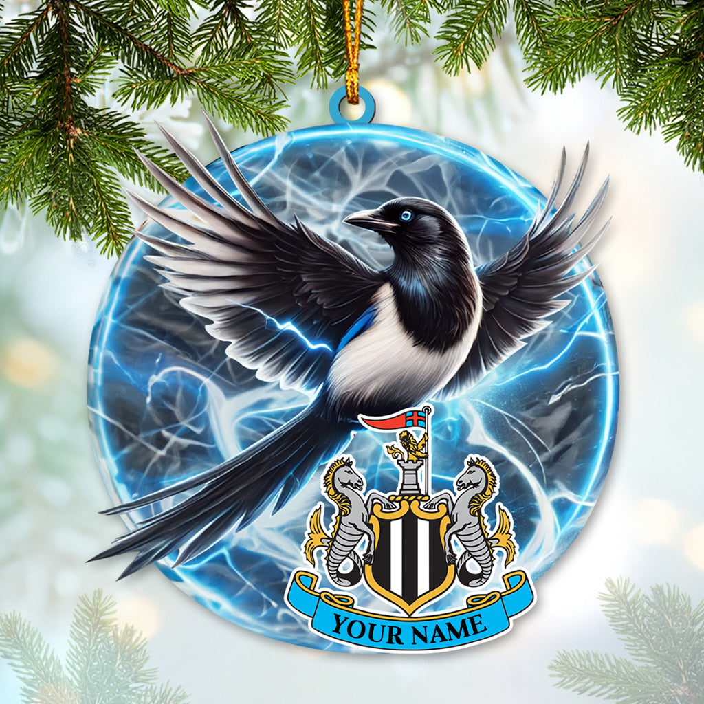 Custom Name Newcastle United Ornament, Christmas Gift for Newcastle United Lover