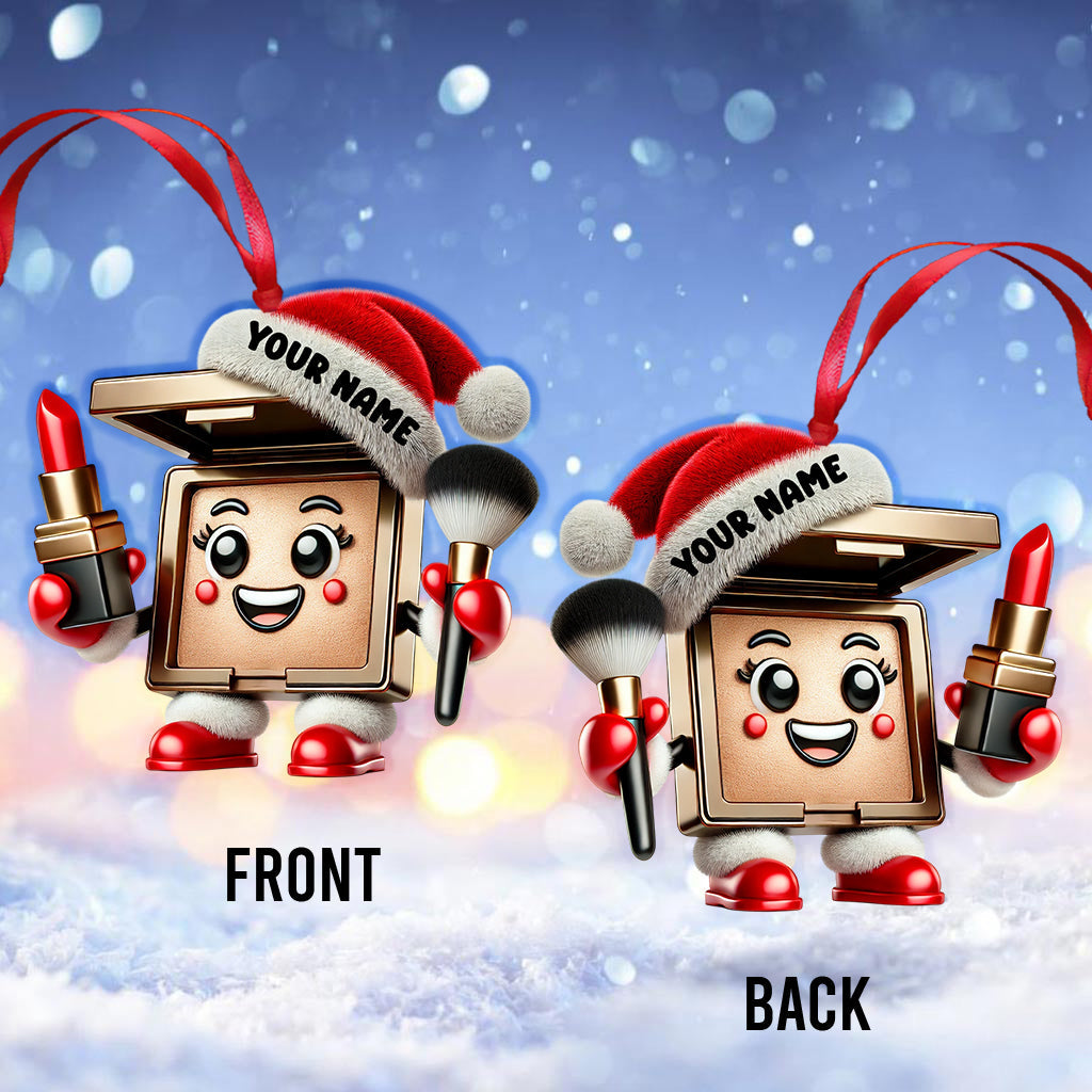 Make Up Home Decor Christmas Ornament, Personalized Ornament