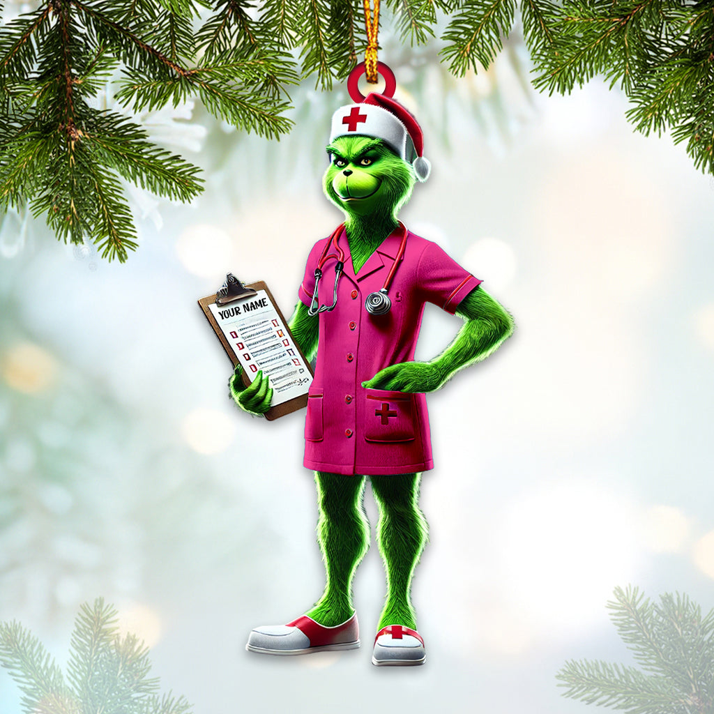 Nurse  Ornament, Personalized Ornament